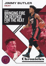 Load image into Gallery viewer, 2019-20 Panini Chronicles Basketball Cards PINK Parallels: #5 Jimmy Butler  - Miami Heat
