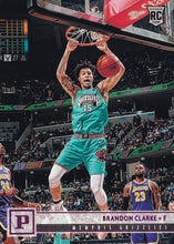 Load image into Gallery viewer, 2019-20 Panini Chronicles Basketball Cards PINK Parallels: #134 Brandon Clarke RC - Memphis Grizzlies
