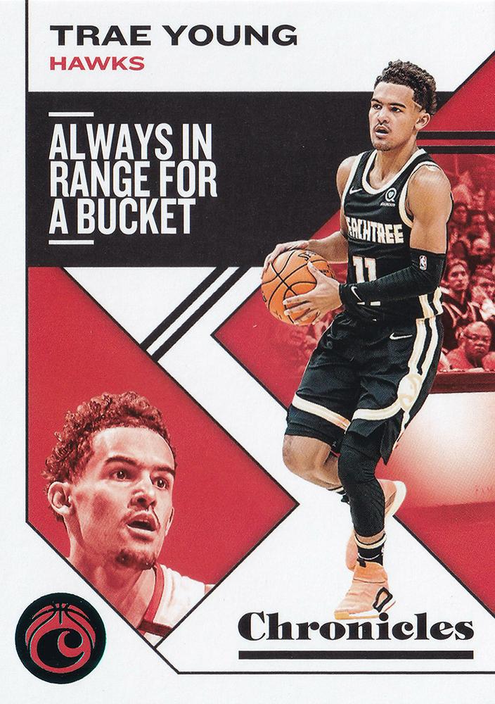 2019-20 Panini Chronicles Basketball Cards TEAL Parallels: #12 Trae Young  - Atlanta Hawks