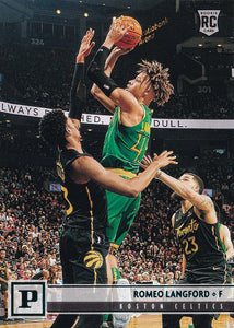 2019-20 Panini Chronicles Basketball Cards TEAL Parallels: #126 Romeo Langford RC - Boston Celtics