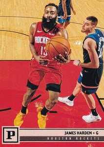2019-20 Panini Chronicles Basketball Cards TEAL Parallels: #131 James Harden RC - Houston Rockets