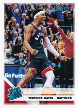 Load image into Gallery viewer, 2019-20 Panini Chronicles Basketball Cards TEAL Parallels: #196 Terence Davis RC - Toronto Raptors
