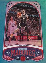 Load image into Gallery viewer, 2019-20 Panini Chronicles Basketball Cards TEAL Parallels: #266 Trae Young  - Atlanta Hawks
