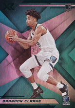 Load image into Gallery viewer, 2019-20 Panini Chronicles Basketball Cards TEAL Parallels: #279 Brandon Clarke RC - Memphis Grizzlies
