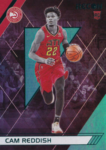 2019-20 Panini Chronicles Basketball Cards TEAL Parallels: #296 Cam Reddish RC - Atlanta Hawks
