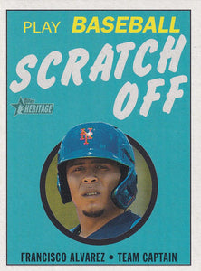 2020 Topps Heritage Minor League SCRATCH OFF Inserts ~ Pick your card