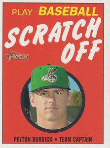 2020 Topps Heritage Minor League SCRATCH OFF Inserts ~ Pick your card