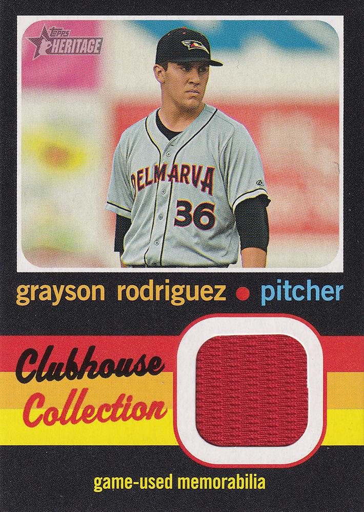 2020 Topps Heritage Minor League Baseball CLUBHOUSE COLLECTION Relics