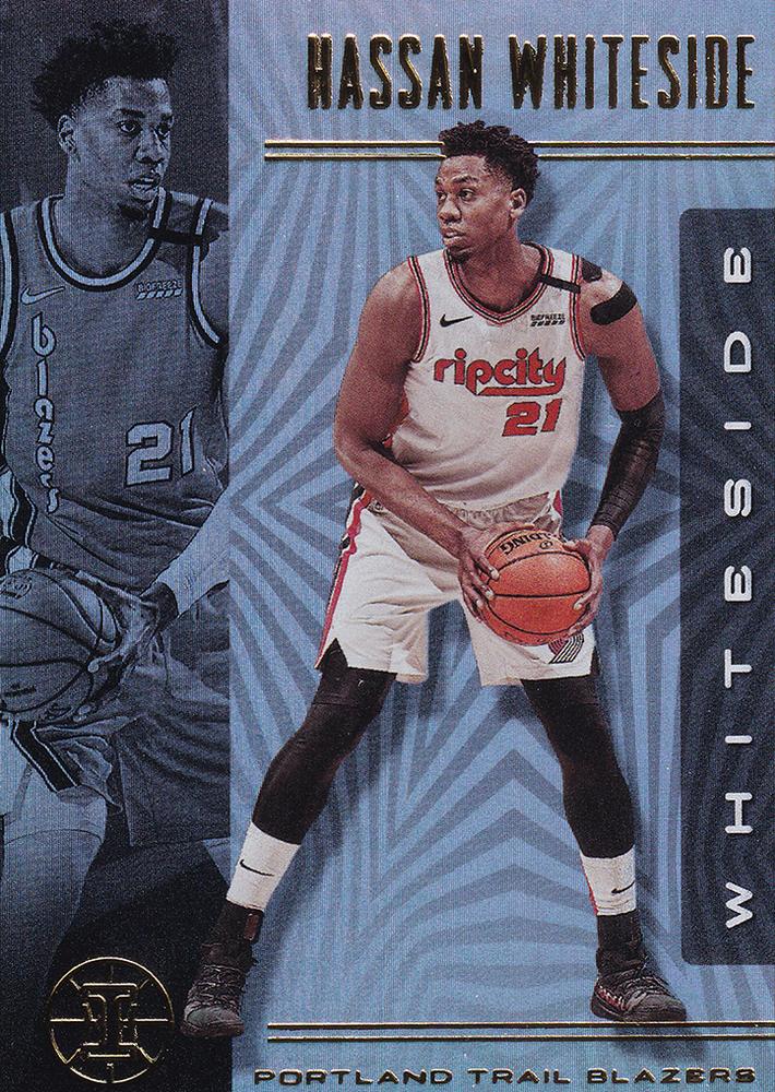 2019-20 Panini Illusions Basketball Cards #1-100: #1 Hassan Whiteside  - Portland Trail Blazers
