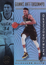 Load image into Gallery viewer, 2019-20 Panini Illusions Basketball Cards #1-100: #26 Giannis Antetokounmpo  - Milwaukee Bucks
