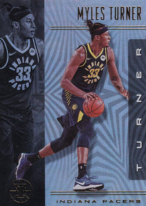 2019-20 Panini Illusions Basketball Cards #1-100: #27 Myles Turner  - Indiana Pacers