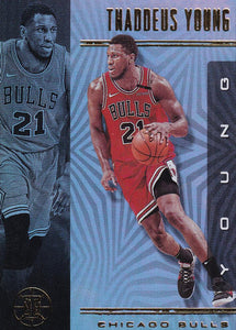 2019-20 Panini Illusions Basketball Cards #1-100: #28 Thaddeus Young  - Chicago Bulls