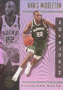 2019-20 Panini Illusions Basketball Cards #1-100: #31 Khris Middleton  - Milwaukee Bucks