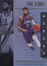 Load image into Gallery viewer, 2019-20 Panini Illusions Basketball Cards #1-100: #52 Paul George  - Los Angeles Clippers
