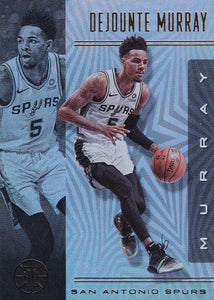 2019-20 Panini Illusions Basketball Cards #1-100: #56 Dejounte Murray  - San Antonio Spurs
