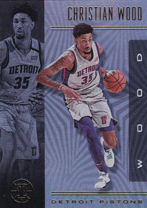 2019-20 Panini Illusions Basketball Cards #1-100: #64 Christian Wood  - Detroit Pistons