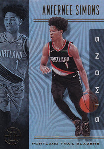 2019-20 Panini Illusions Basketball Cards #1-100: #69 Anfernee Simons  - Portland Trail Blazers