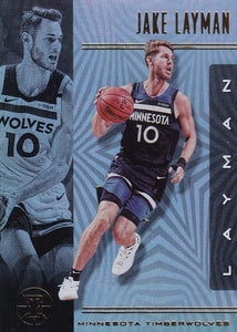 2019-20 Panini Illusions Basketball Cards #1-100: #84 Jake Layman  - Minnesota Timberwolves