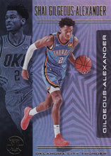 Load image into Gallery viewer, 2019-20 Panini Illusions Basketball Cards #1-100: #96 Shai Gilgeous-Alexander  - Oklahoma City Thunder
