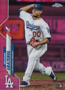 2020 Topps Chrome Baseball PINK REFRACTORS (1-100)  ~ Pick your card