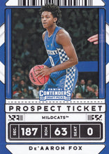 Load image into Gallery viewer, 2020-21 Panini Contenders Draft BASE Basketball Cards ~ Pick your card
