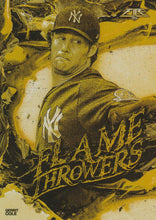 Load image into Gallery viewer, 2020 Topps Fire Baseball FLAME THROWERS GOLD MINTED INSERTS ~ Pick your card
