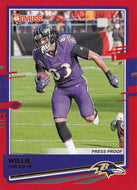 2020 Donruss NFL RED PRESS PROOF Parallels ~ Pick Your Cards