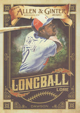 Load image into Gallery viewer, 2020 Topps Allen &amp; Ginter LONGBALL LORE Inserts ~ Pick your card
