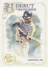 Load image into Gallery viewer, 2020 Topps Allen &amp; Ginter A DEBUT TO REMEMBER Inserts ~ Pick your card
