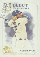 Load image into Gallery viewer, 2020 Topps Allen &amp; Ginter A DEBUT TO REMEMBER Inserts ~ Pick your card
