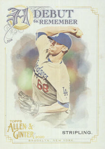 2020 Topps Allen & Ginter A DEBUT TO REMEMBER Inserts ~ Pick your card