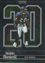 Load image into Gallery viewer, 2020 Panini Playoff NFL Football BEHIND THE NUMBERS Inserts ~ Pick Your Cards
