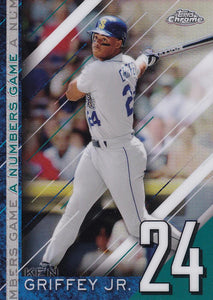 2020 Topps Chrome Update Baseball A NUMBERS GAME Inserts ~ Pick your card