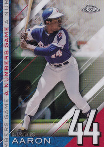 2020 Topps Chrome Update Baseball A NUMBERS GAME Inserts ~ Pick your card