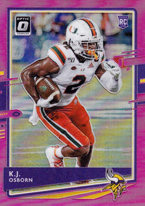 2020 Donruss Optic NFL Football Cards PINK Rookie Parallels ~ Pick Your Cards