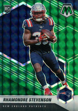 Load image into Gallery viewer, 2021 Panini Mosaic NFL Football PRIZM GREEN Parallels ~ Pick Your Cards
