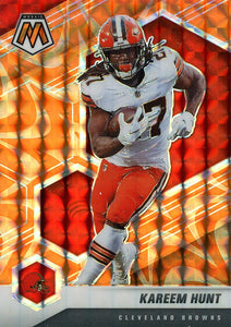 2021 Panini Mosaic NFL Football PRIZM REACTIVE ORANGE Parallels ~ Pick Your Cards