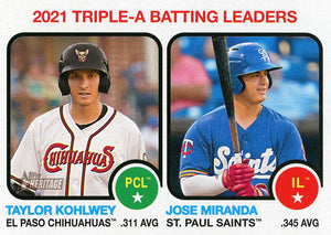 2022 Topps Heritage Minor League Baseball Cards #1-100 ~ Pick your card