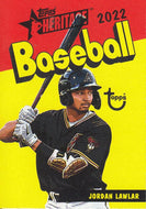2022 Topps Heritage Minor League Baseball 1973 PACK COVER Inserts ~ Pick your card