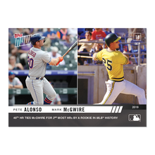Load image into Gallery viewer, 2019 Topps Now #859 Pete Alonso Mark McGwire
