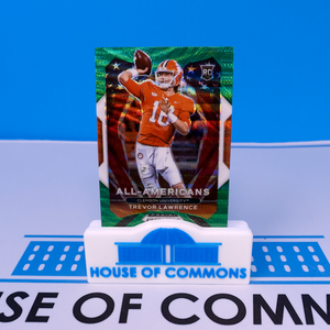 2021 Panini Prizm Draft Picks Collegiate Football GREEN WAVE Parallels ~ Pick Your Cards