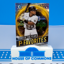 Load image into Gallery viewer, 2021 Bowman ROOKIE OF THE YEAR FAVORITES Chrome Refractor Inserts ~ Pick your card

