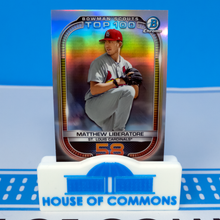 Load image into Gallery viewer, 2021 Bowman Scouts’ Top 100 Chrome Refractor Inserts ~ Pick your card
