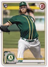 Load image into Gallery viewer, 2020 Bowman Baseball Cards (1-100): #64 A.J. Puk RC
