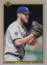 Load image into Gallery viewer, 2020 Bowman - 1990 Bowman Chrome Refractor Insert: #90B-CK Clayton Kershaw
