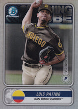Load image into Gallery viewer, 2020 Bowman - Spanning the Globe Chrome Refractor Insert: #STG-LP Luis Patino
