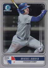 Load image into Gallery viewer, 2020 Bowman - Spanning the Globe Chrome Refractor Insert: #STG-MA Miguel Amaya
