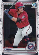 Load image into Gallery viewer, 2020 Bowman Baseball Cards - Chrome Prospects (101-150): #BCP-118 Keoni Cavaco
