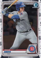 Load image into Gallery viewer, 2020 Bowman Baseball Cards - Chrome Prospects (101-150): #BCP-136 Miguel Amaya

