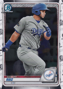2020 Bowman Baseball Cards - Chrome Prospects (101-150): #BCP-143 Keibert Ruiz